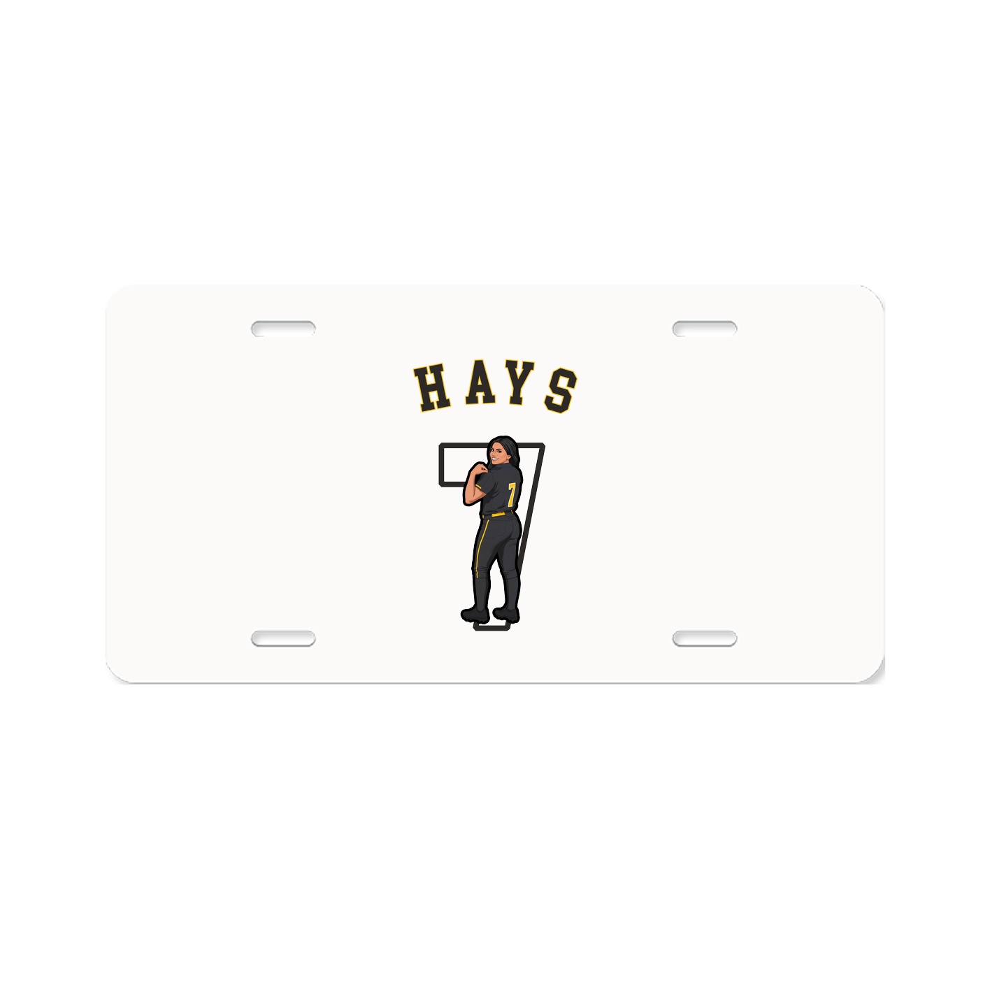 License Plate — Shirsey Arch in Classic