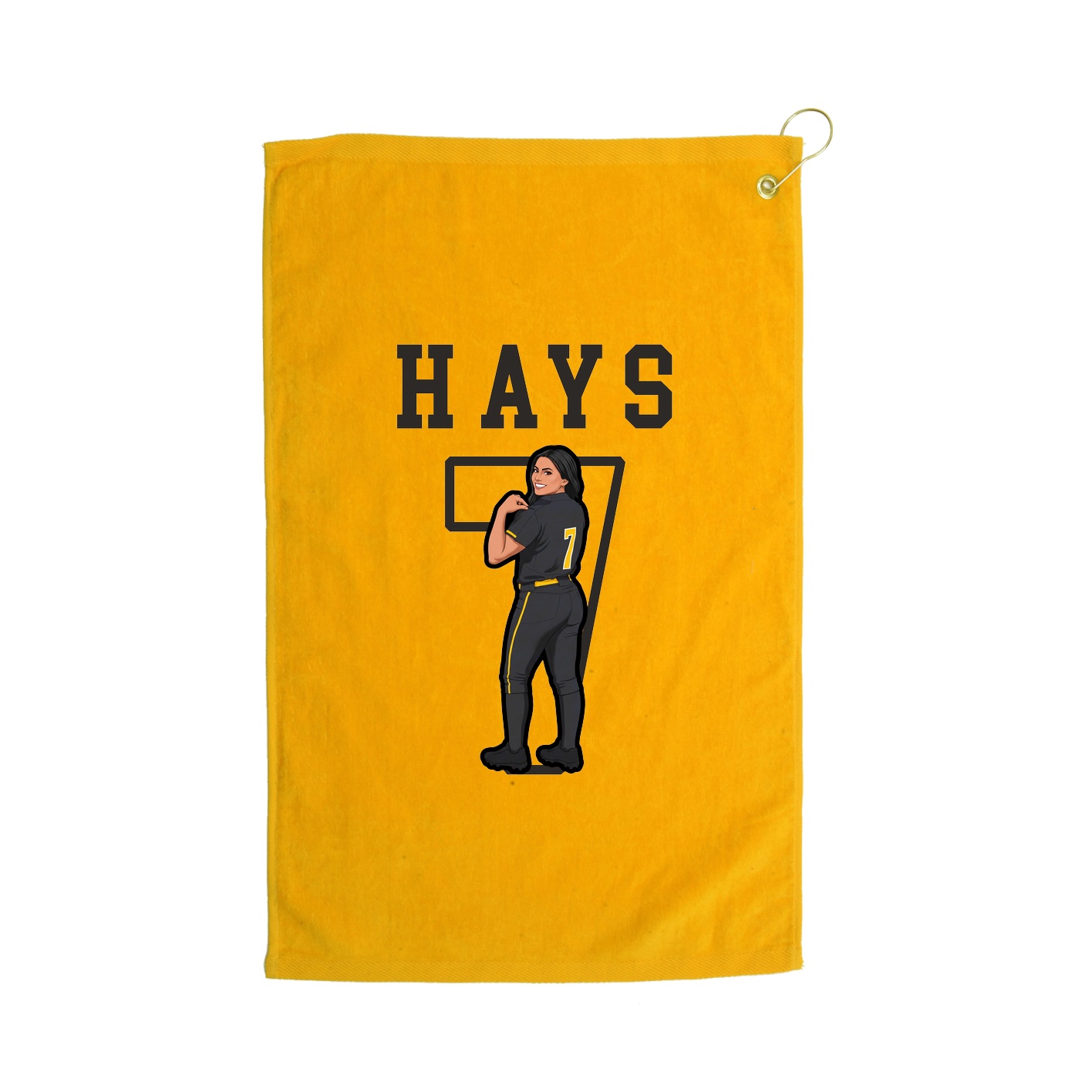 Golf Towel — Shirsey in Gold