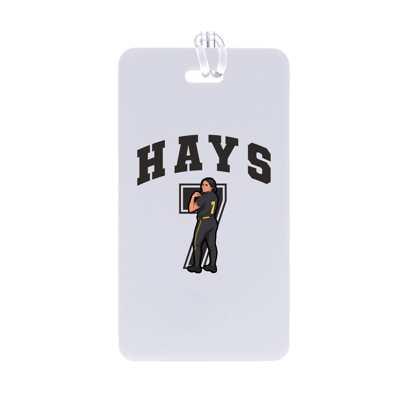 Bag Tag — Number in Classic