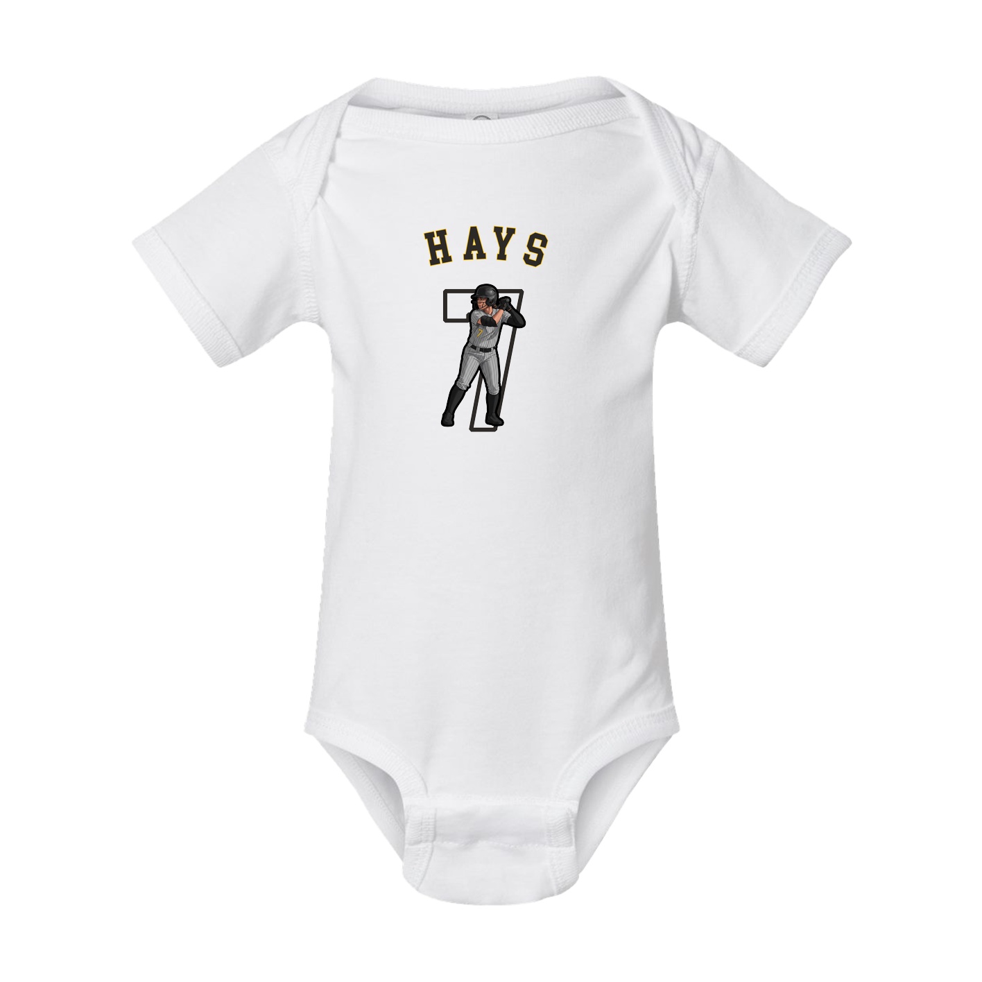 Baby Onesie — Shirsey Arch in White