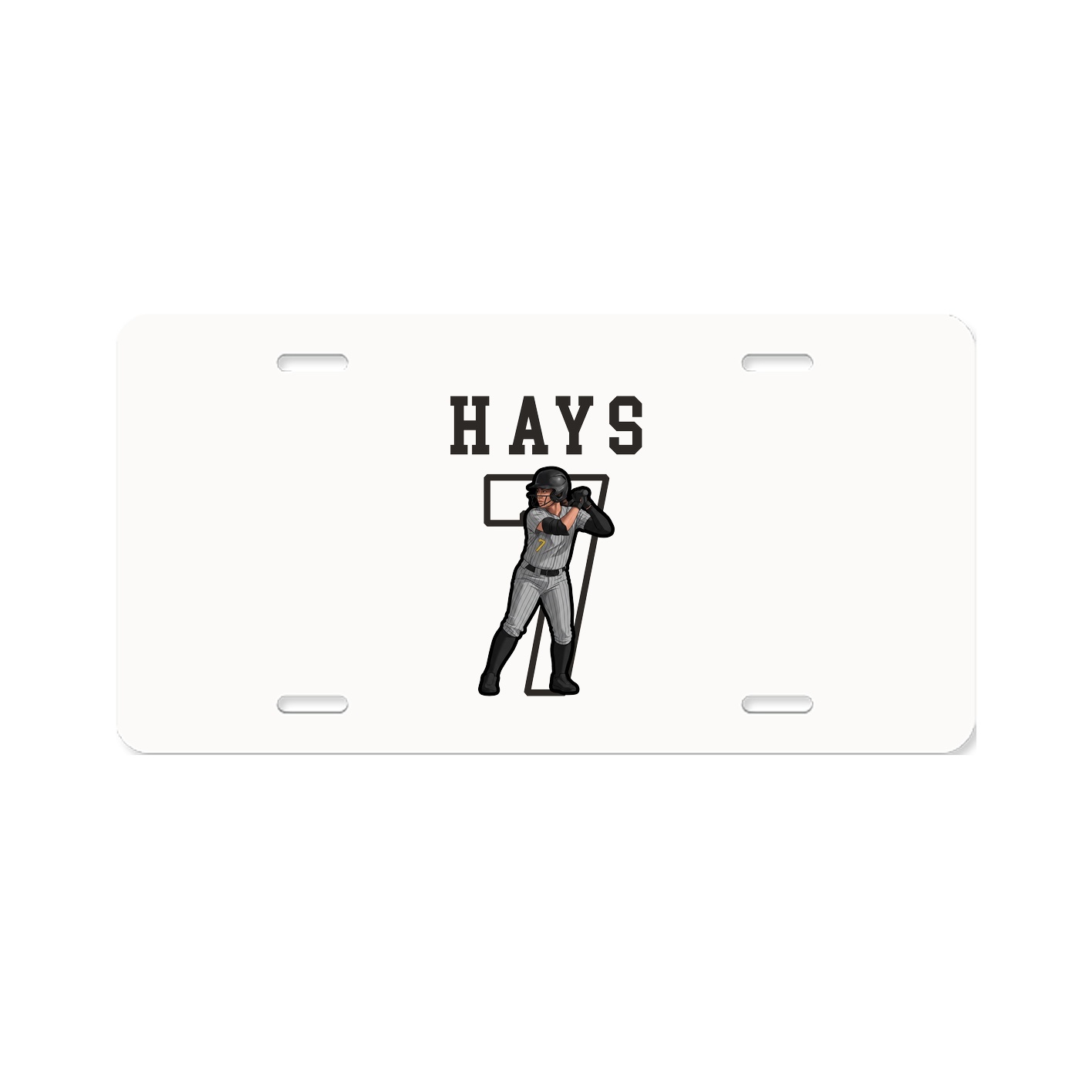 License Plate — Shirsey in Classic