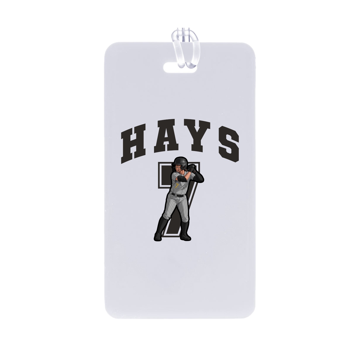 Bag Tag — Number in Classic