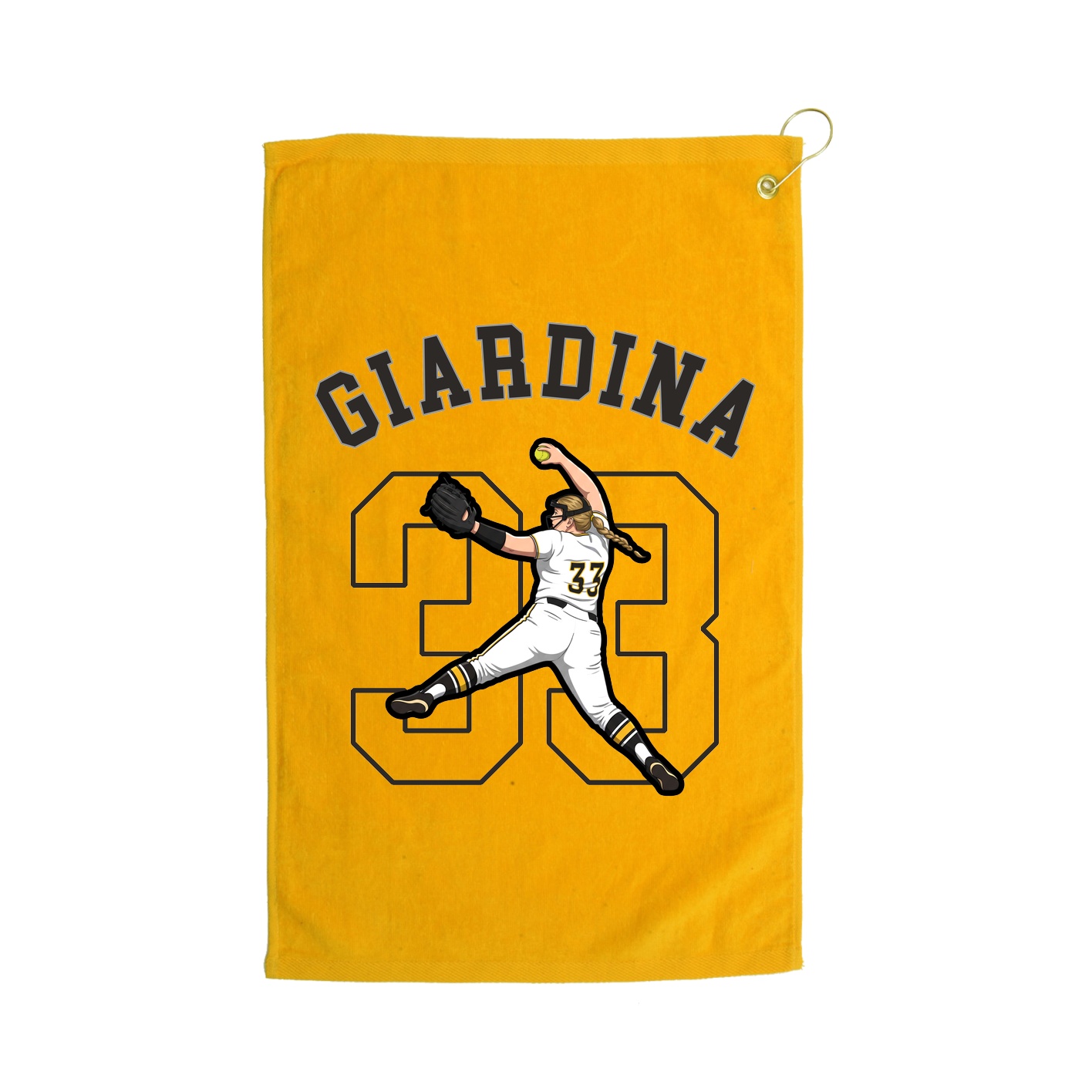 Golf Towel — Shirsey Arch in Gold