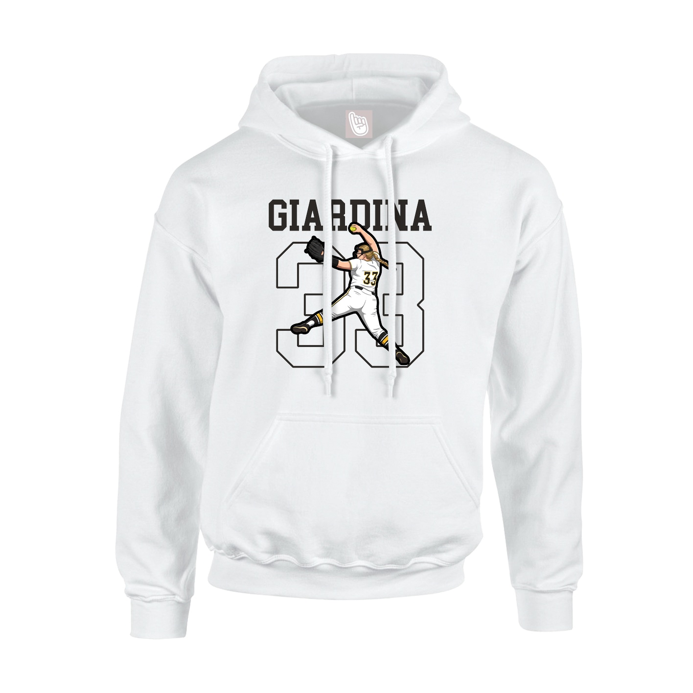 Hoodie — Shirsey in White