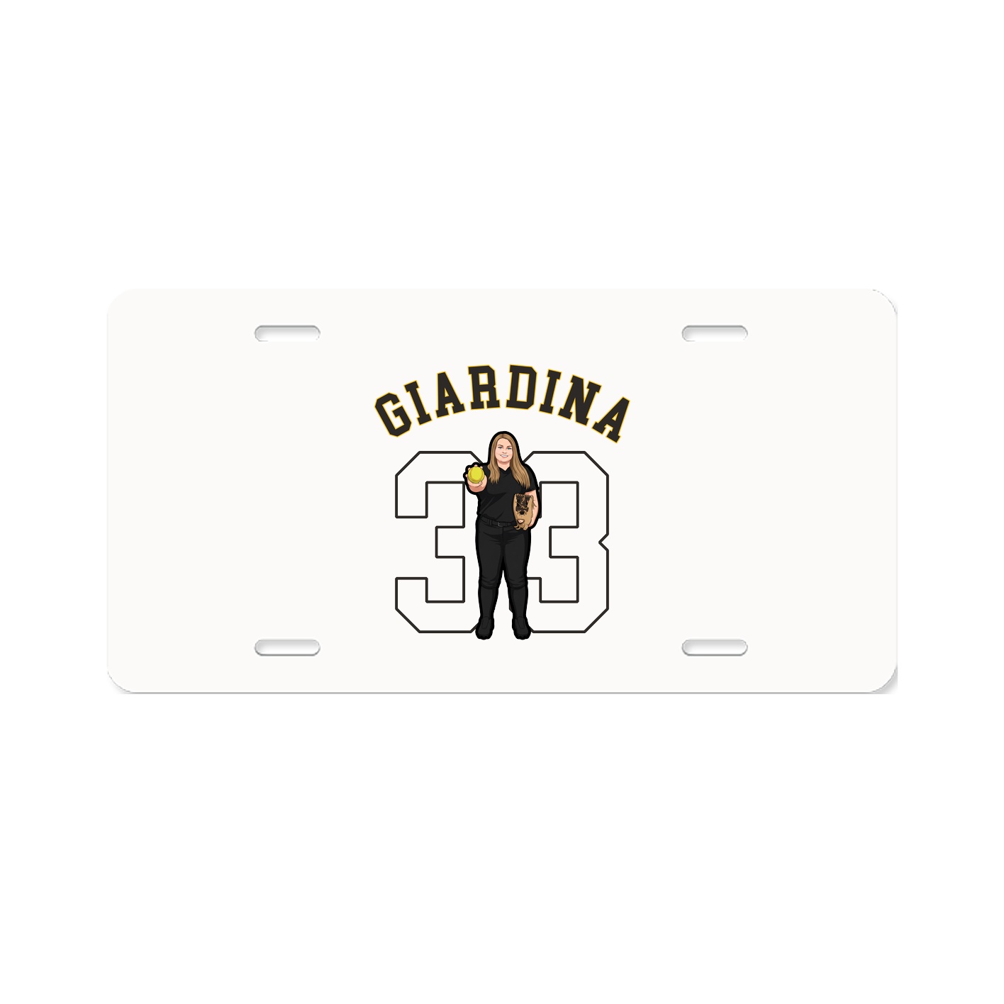License Plate — Shirsey Arch in Classic