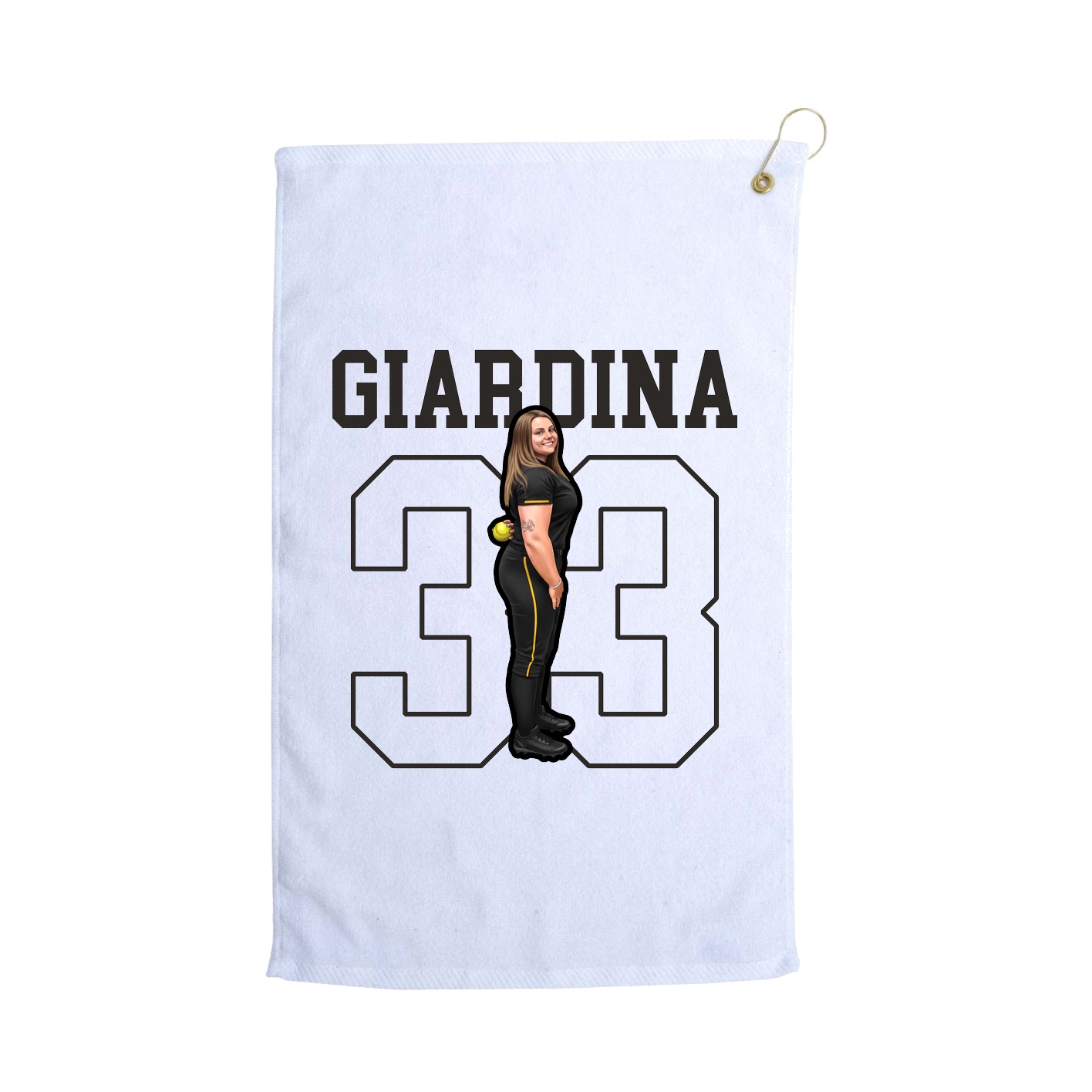 Golf Towel — Shirsey in White
