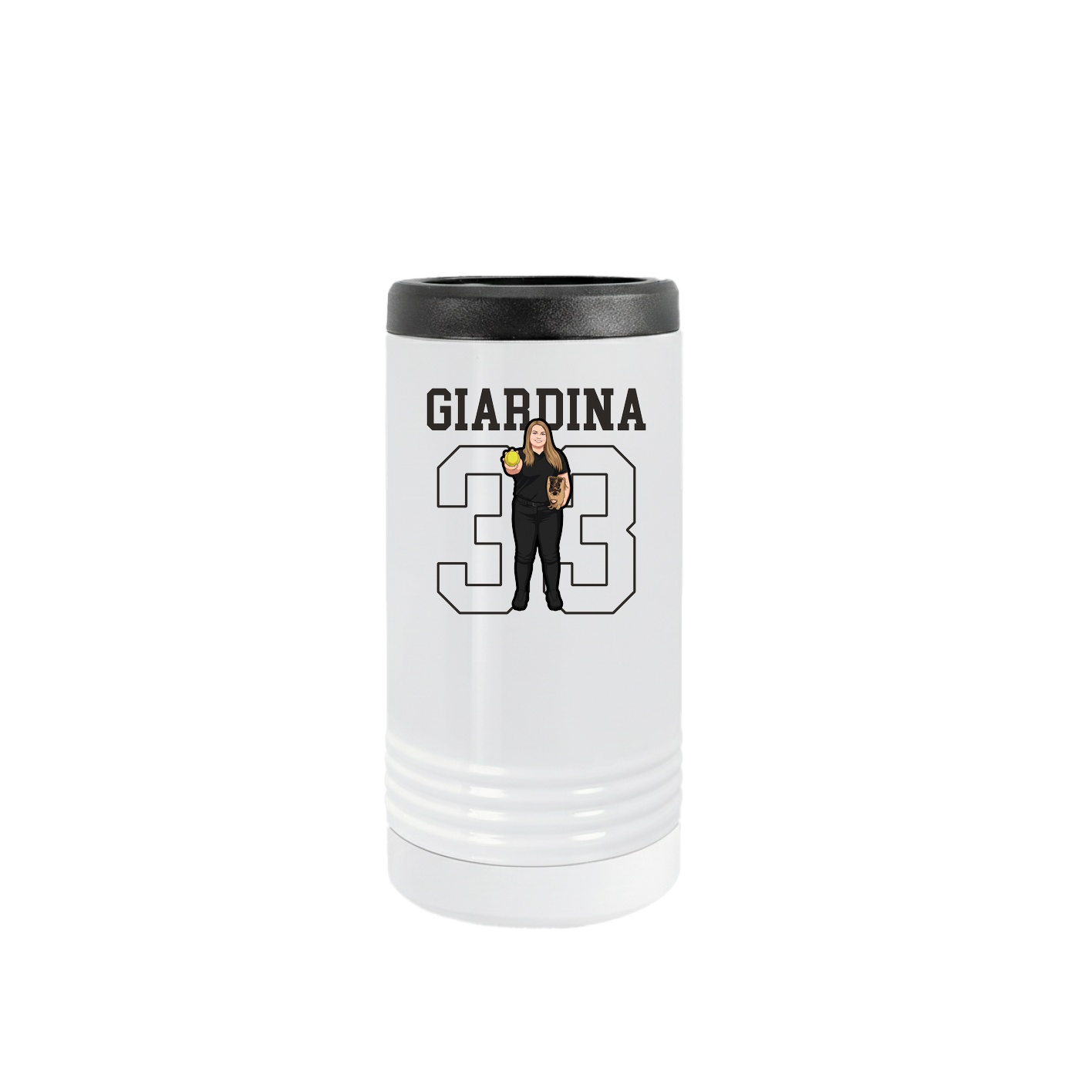 Slim Beverage Holder — Shirsey in White