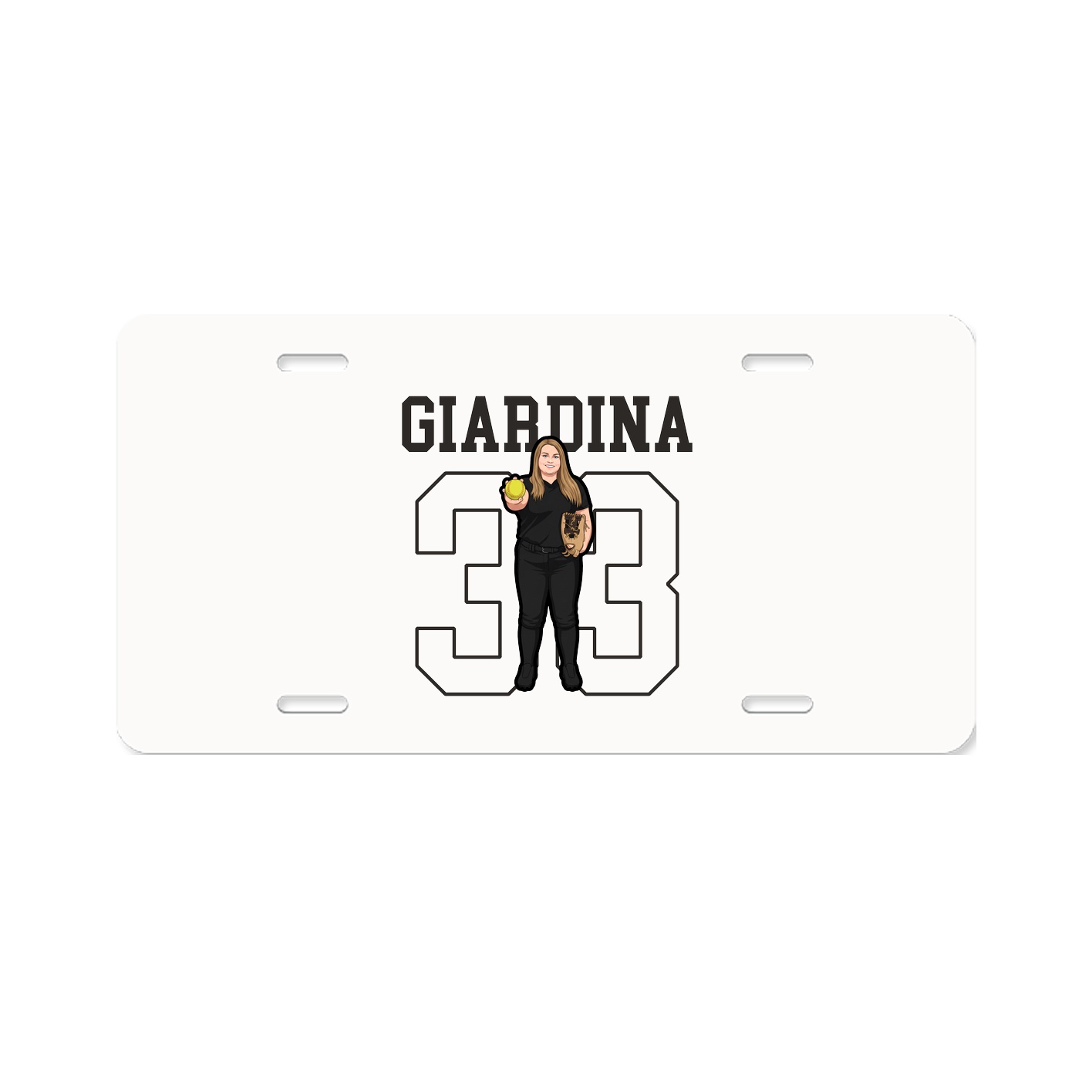 License Plate — Shirsey in Classic