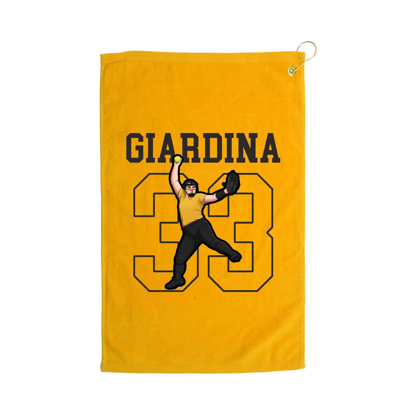 Golf Towel — Shirsey in Gold