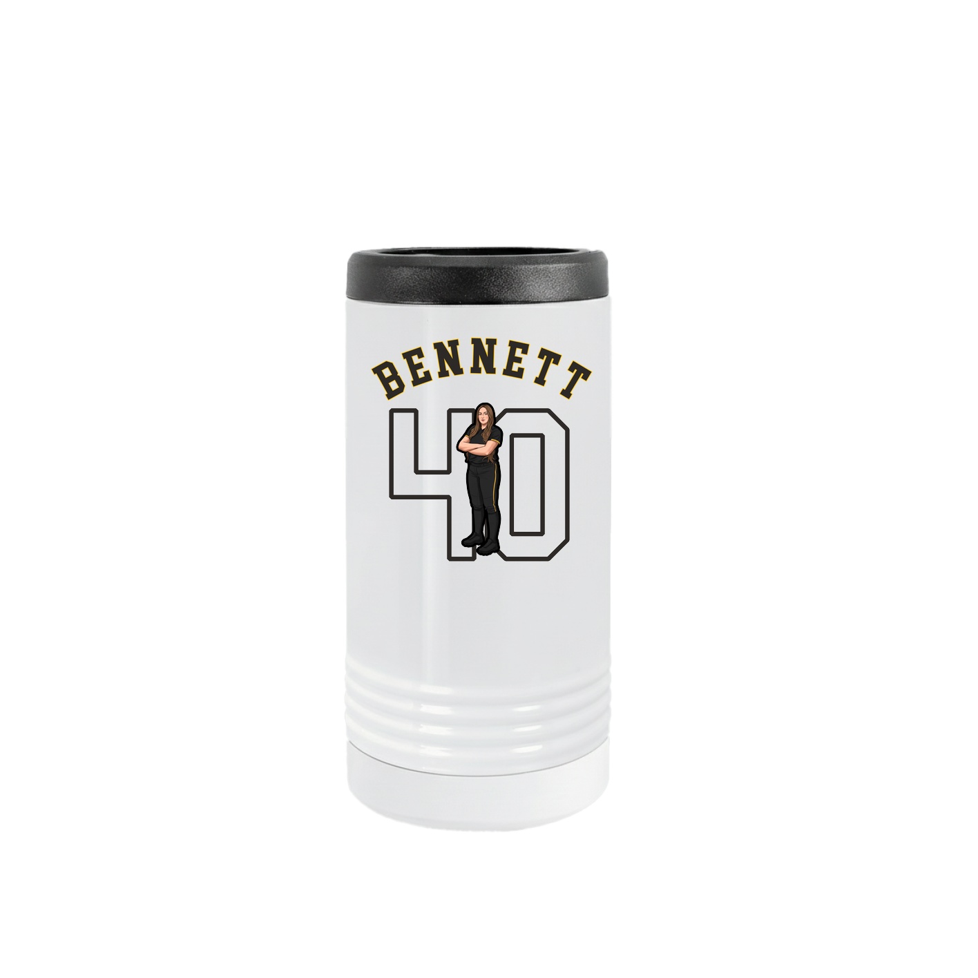 Slim Beverage Holder — Shirsey Arch in White