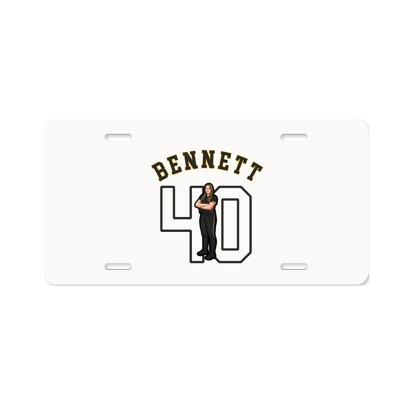 License Plate — Shirsey Arch in Classic