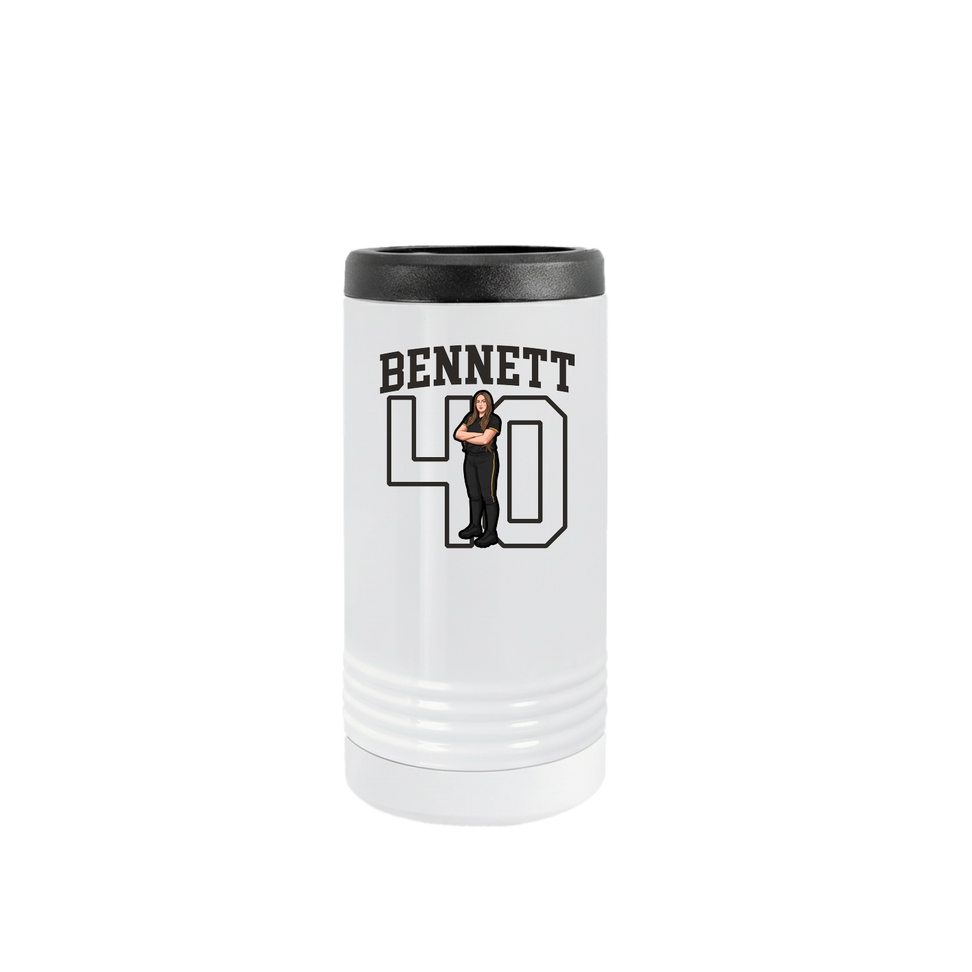 Slim Beverage Holder — Shirsey in White