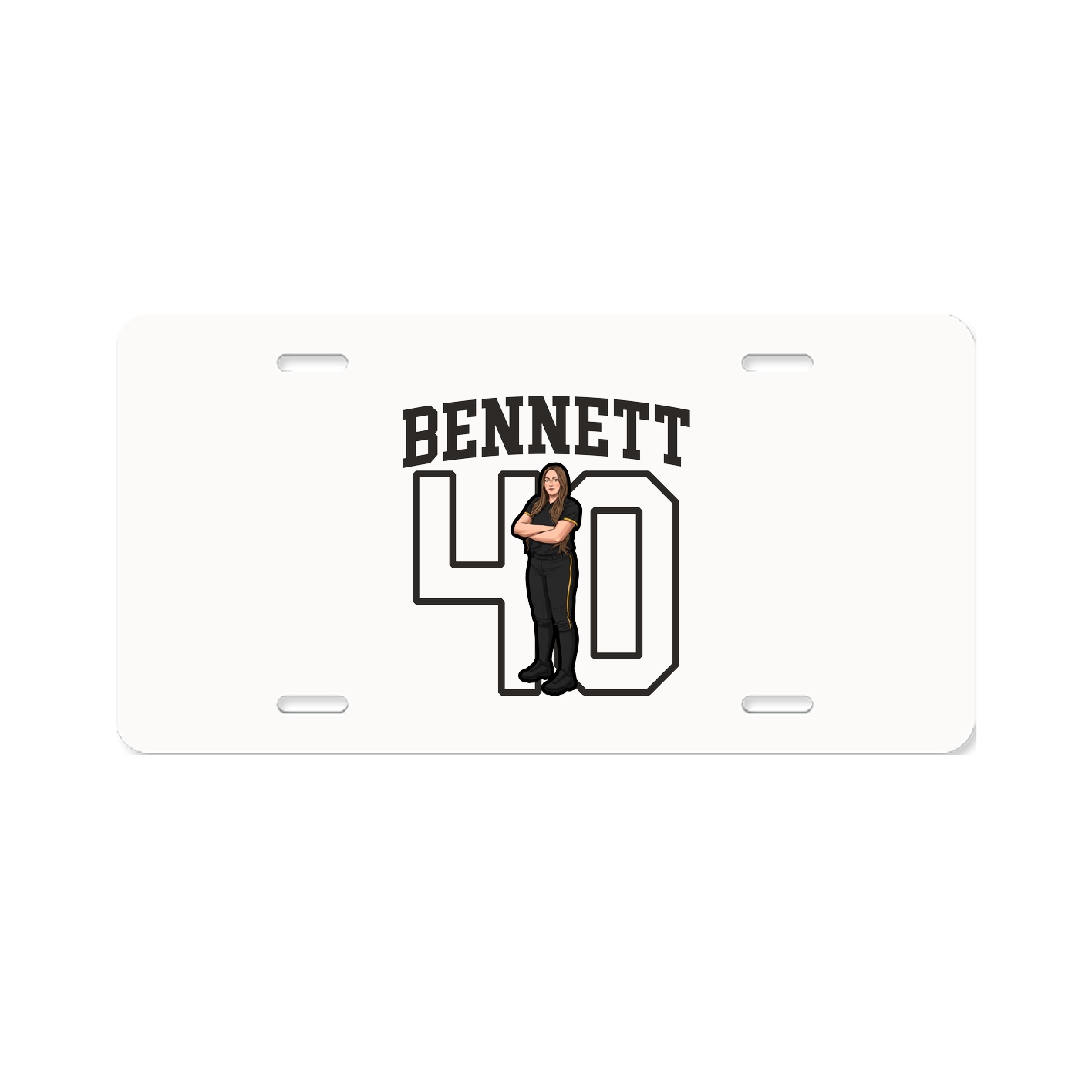 License Plate — Shirsey in Classic