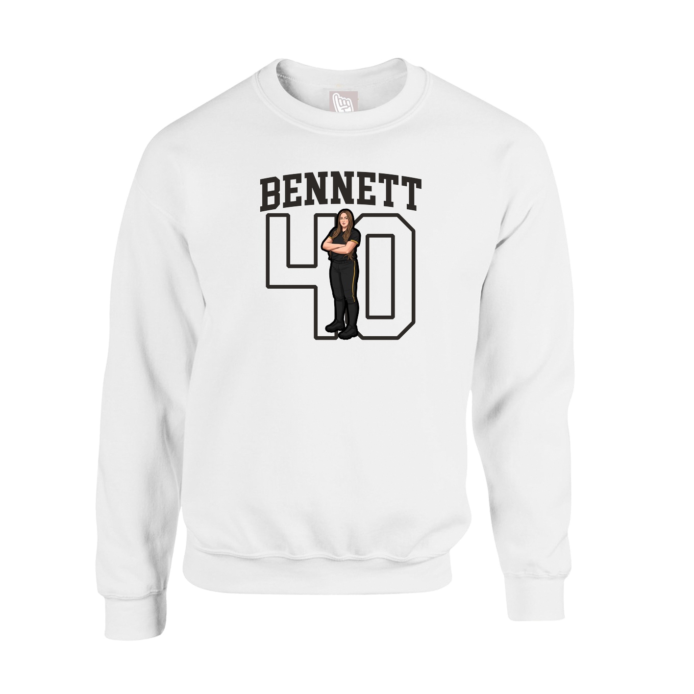 Fleece Crew — Shirsey in White