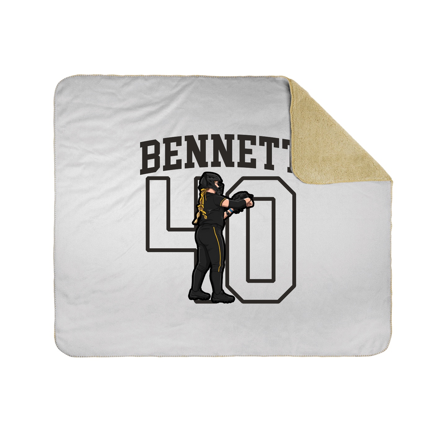 Throw Blanket — Shirsey in White