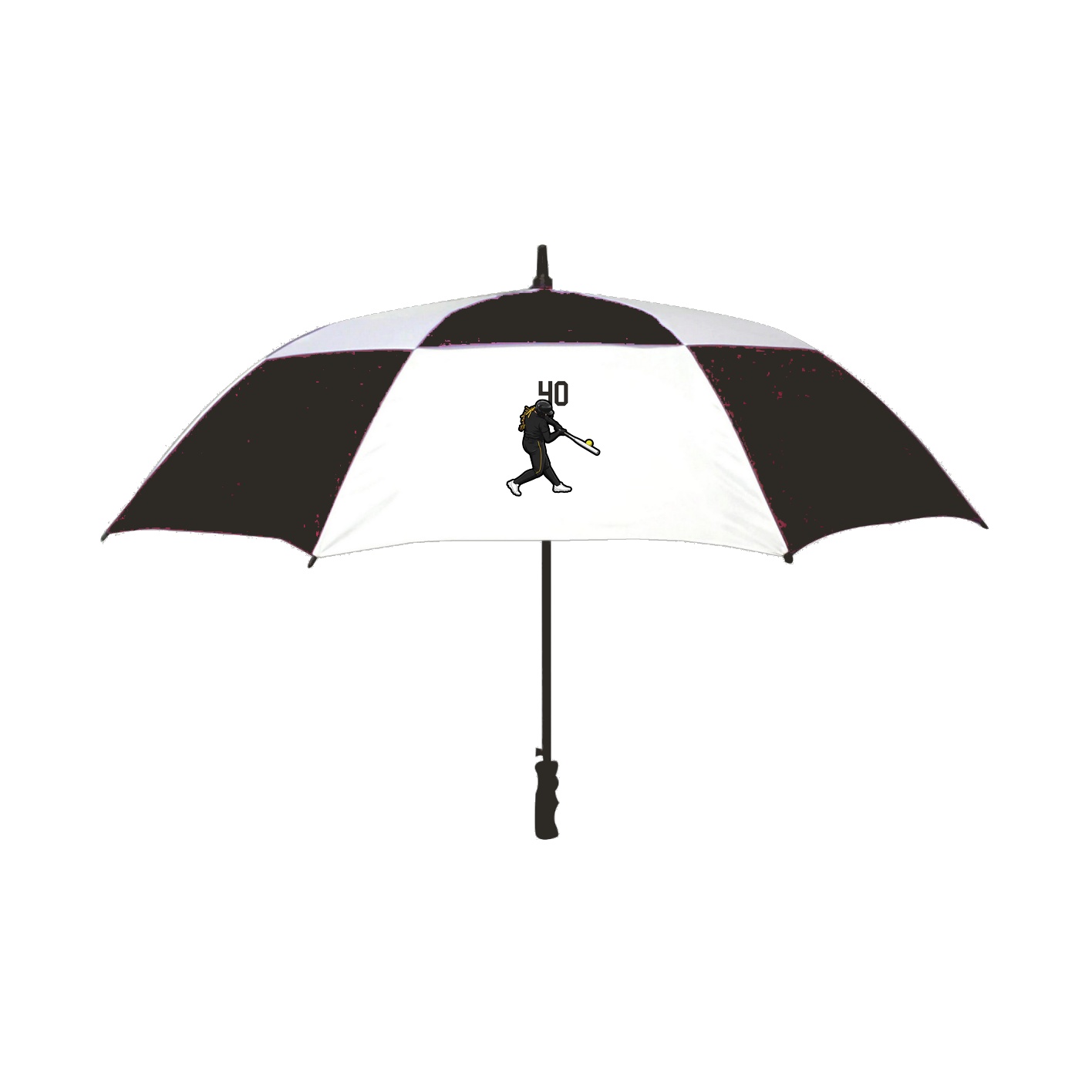 Golf Umbrella — Number Top in Black