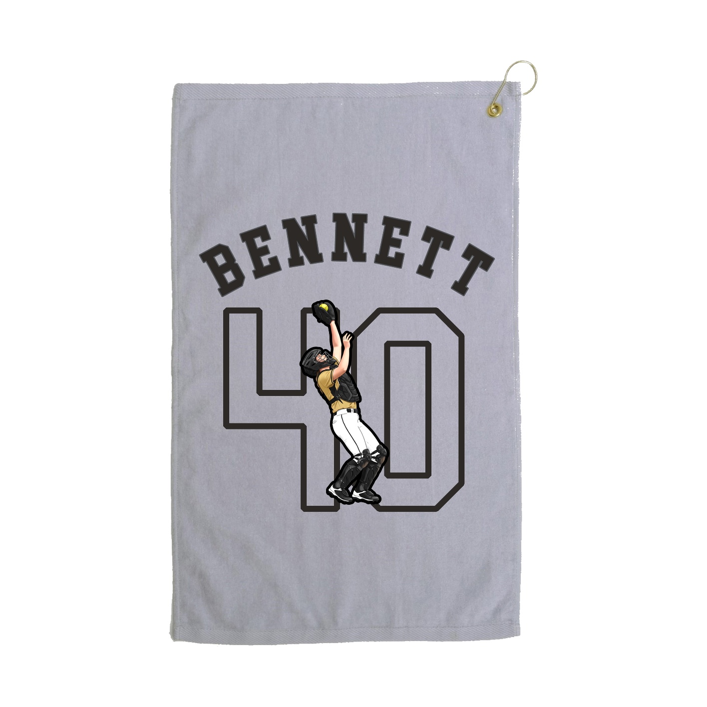 Golf Towel — Shirsey Arch in Grey