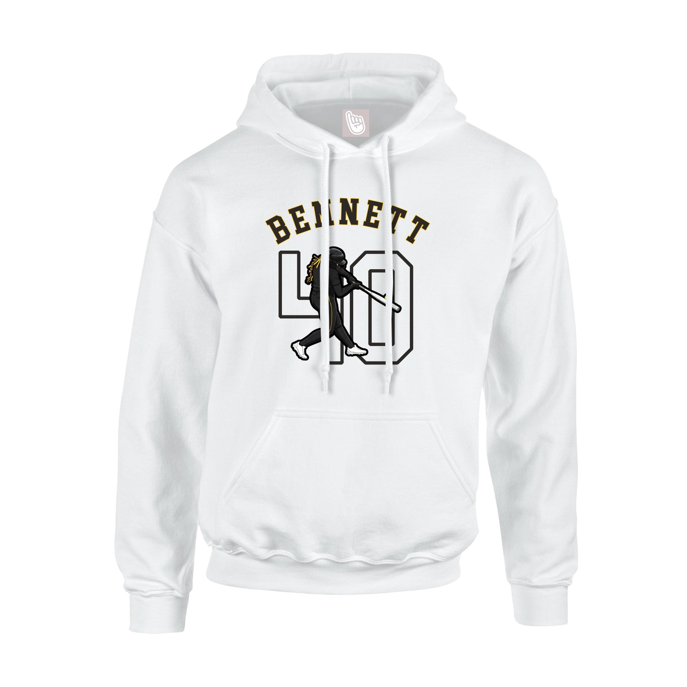 Hoodie — Shirsey Arch in White