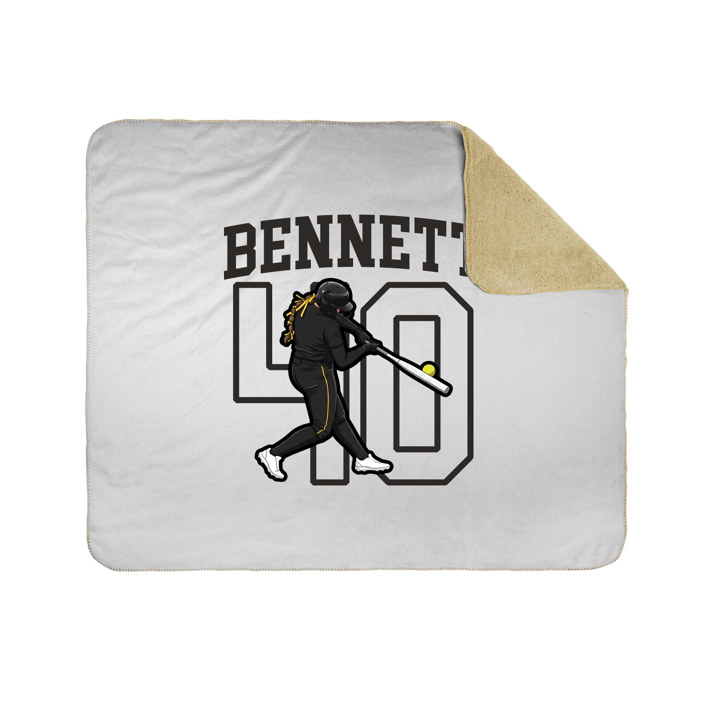 Throw Blanket — Shirsey in White