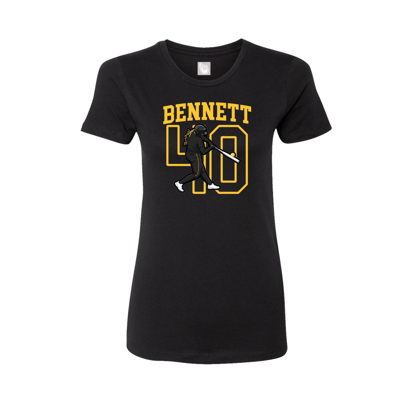 Fitted Women's Tee — Shirsey in Black
