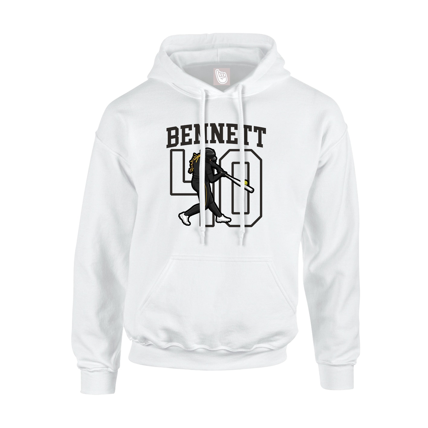 Hoodie — Shirsey in White