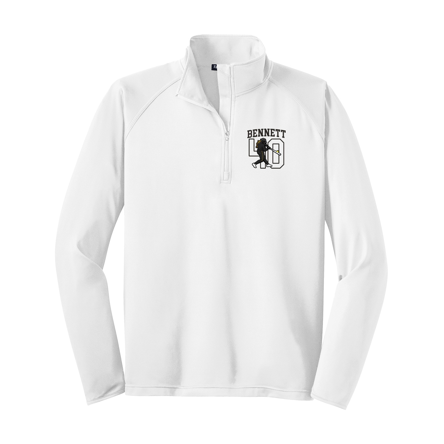 Q-Zip Pullover — Shirsey in White
