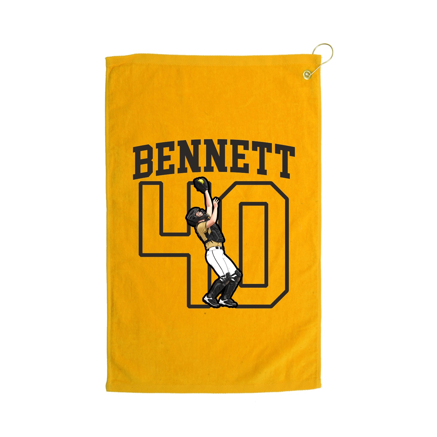 Golf Towel — Shirsey in Gold