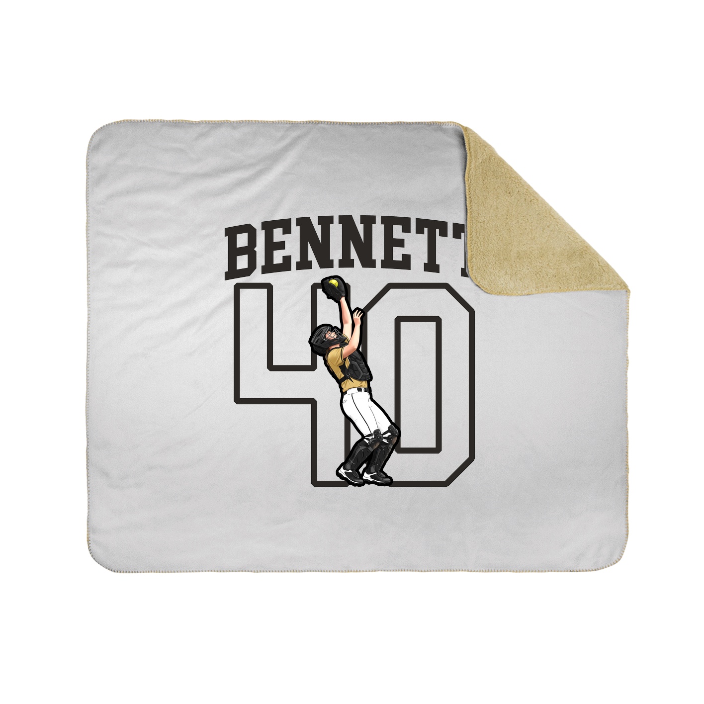 Throw Blanket — Shirsey in White