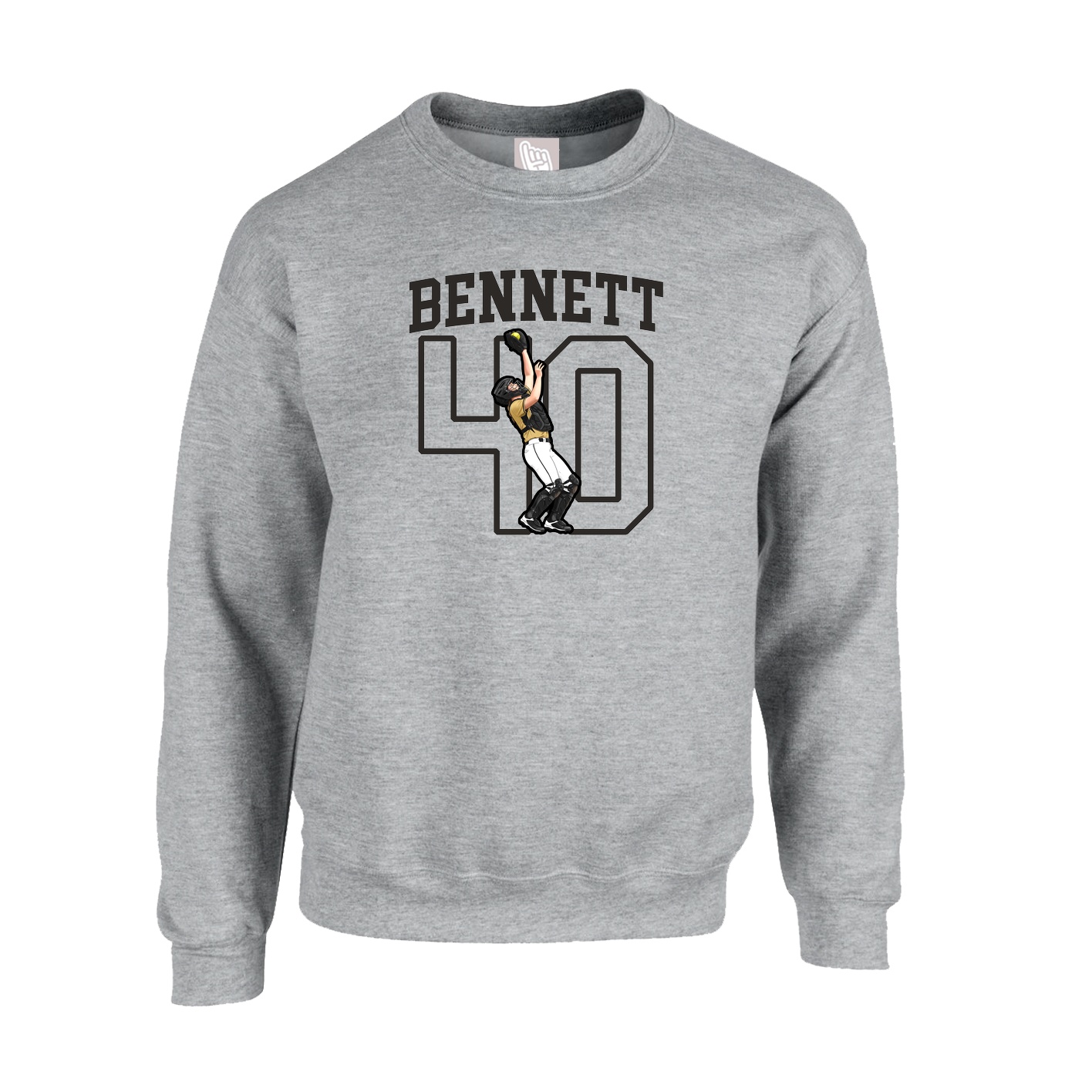 Fleece Crew — Shirsey in Grey