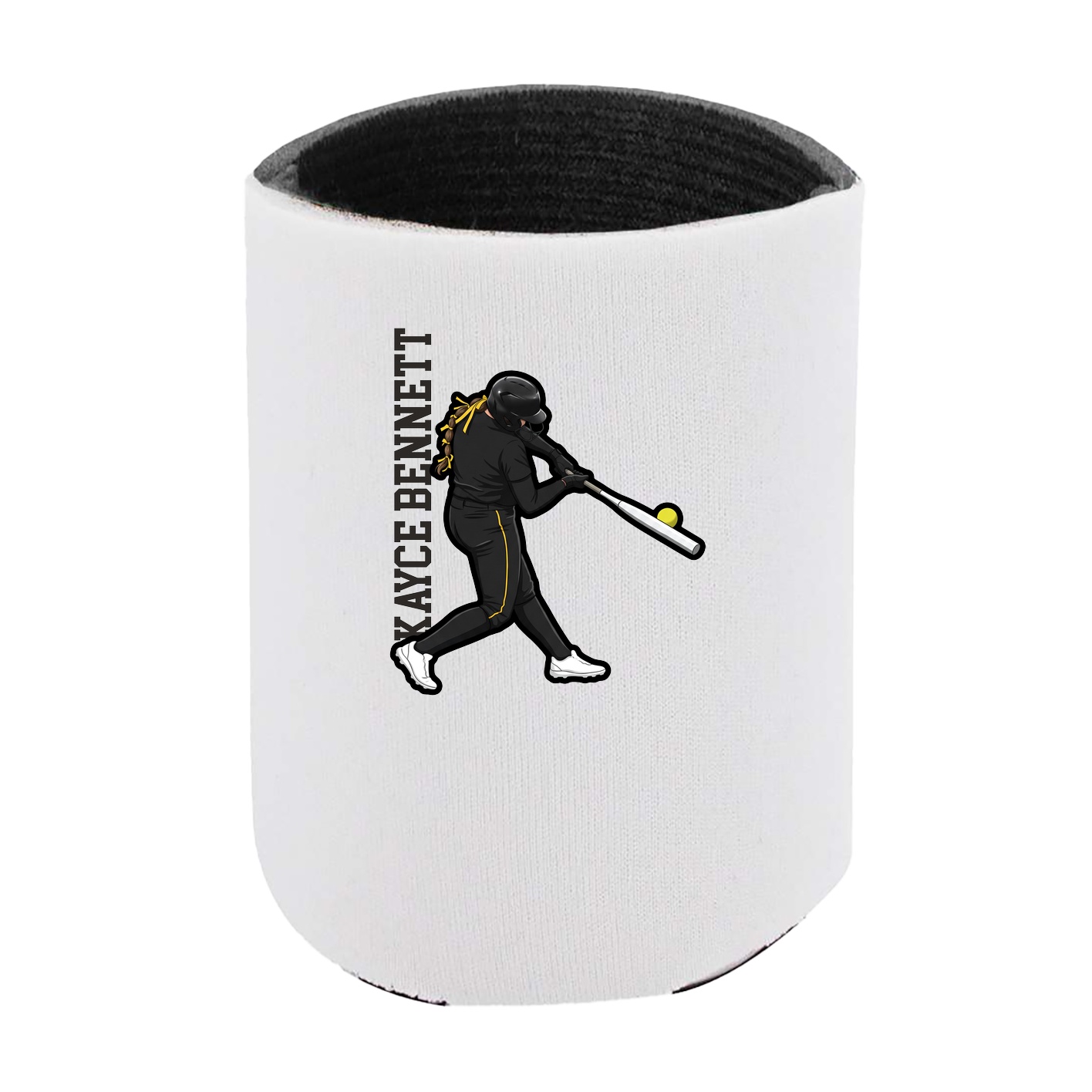 Can Holder — Name Vertical in White