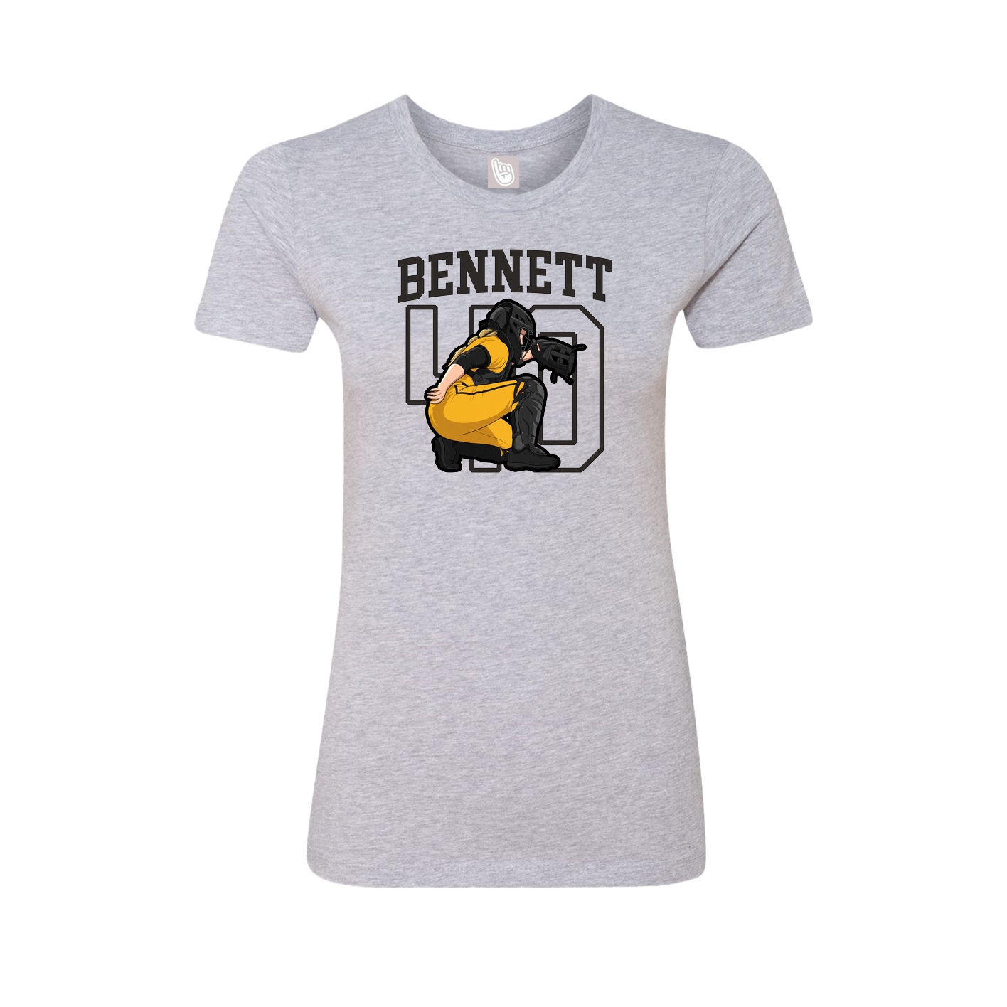 Fitted Women's Tee — Shirsey in Grey