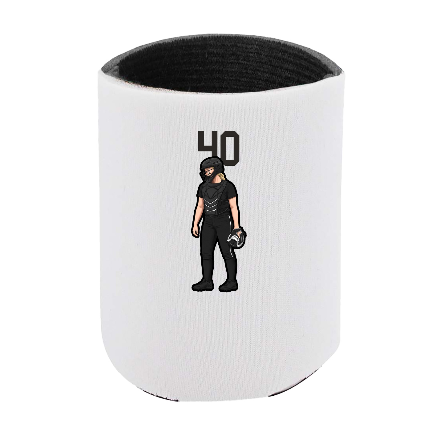 Can Holder — Number Top in White