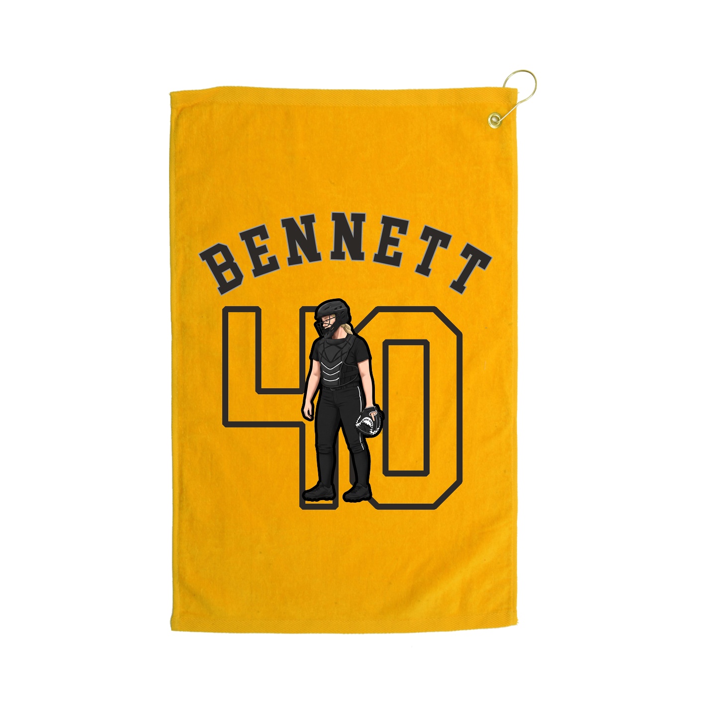 Golf Towel — Shirsey Arch in Gold