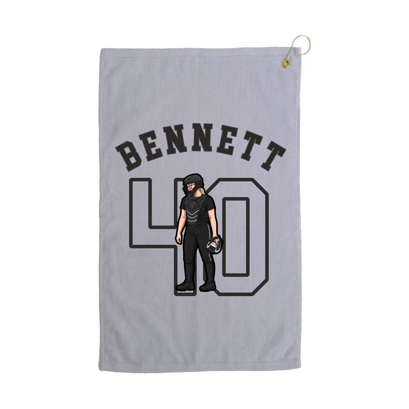 Golf Towel — Shirsey Arch in Grey