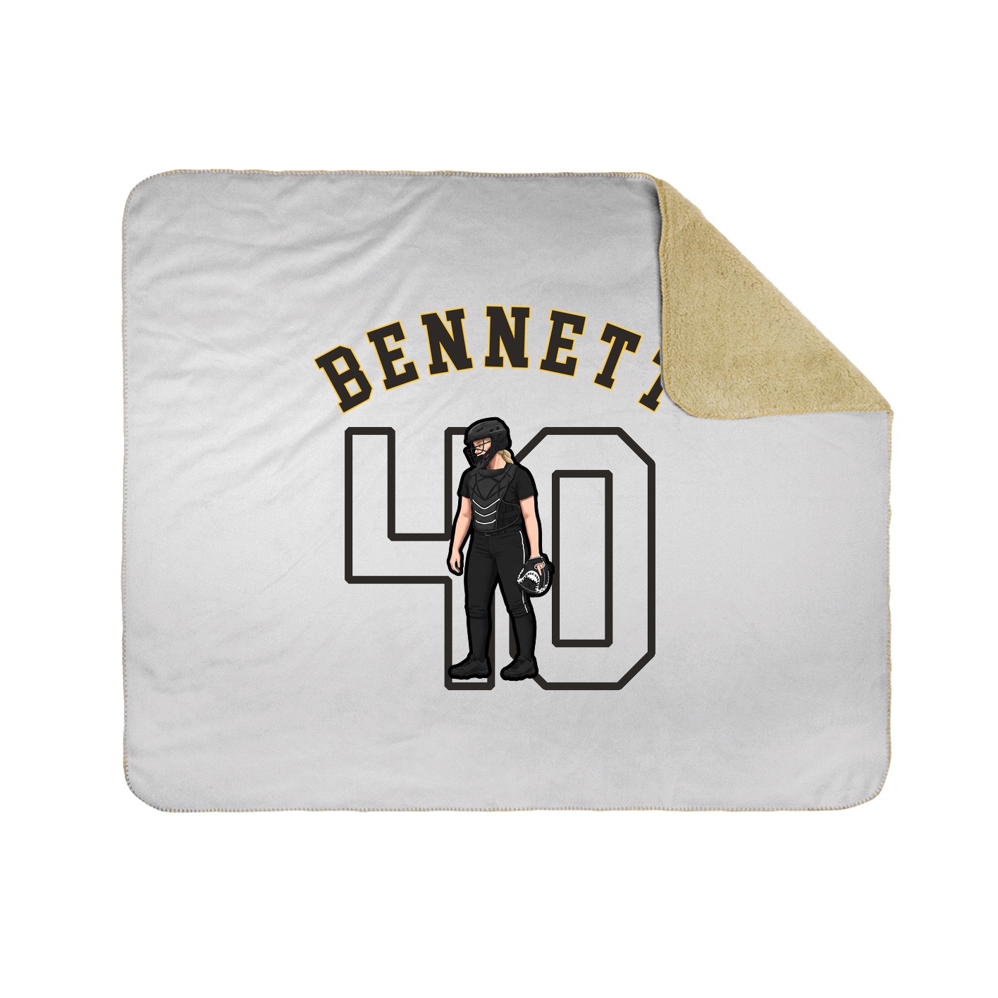 Throw Blanket — Shirsey Arch in White