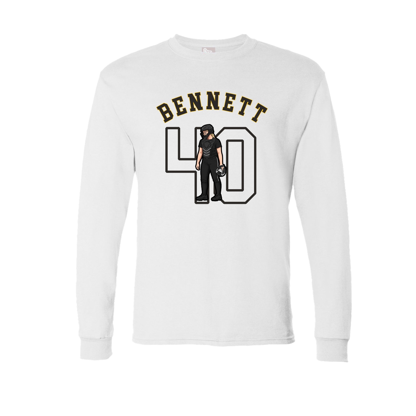 Long Sleeve Tee — Shirsey Arch in White