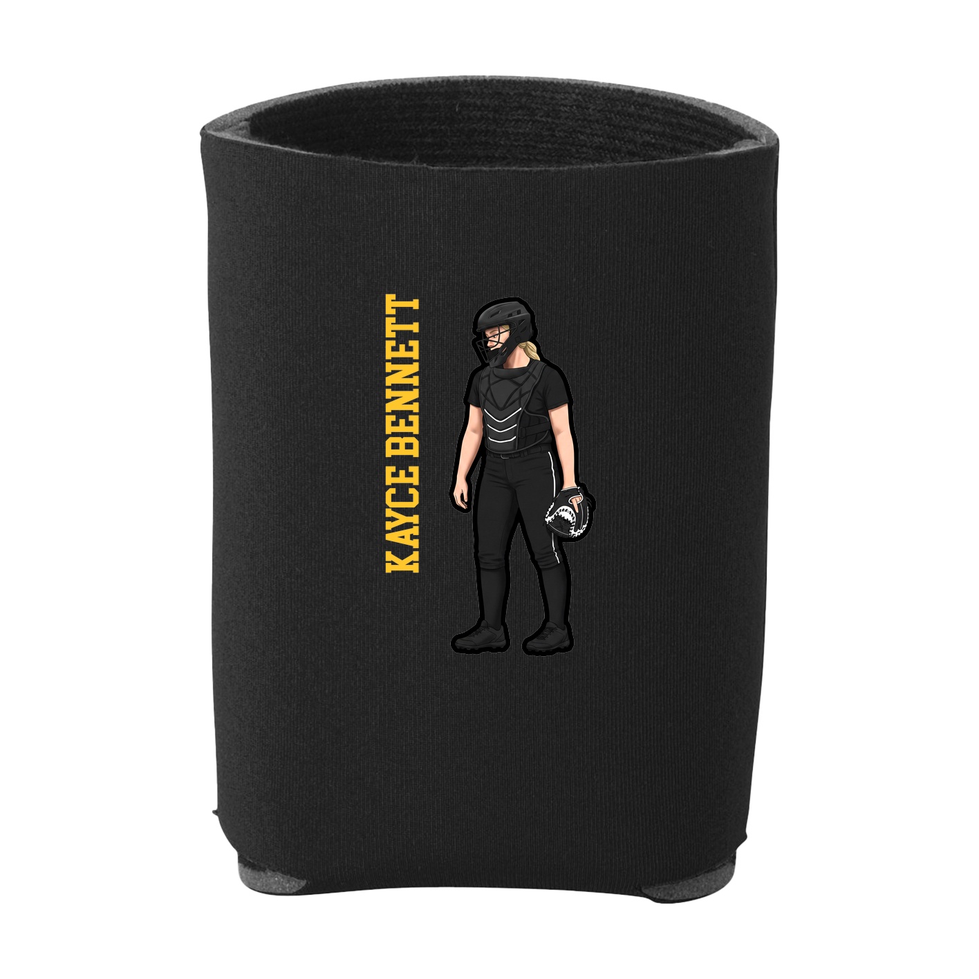 Can Holder — Name Vertical in Black