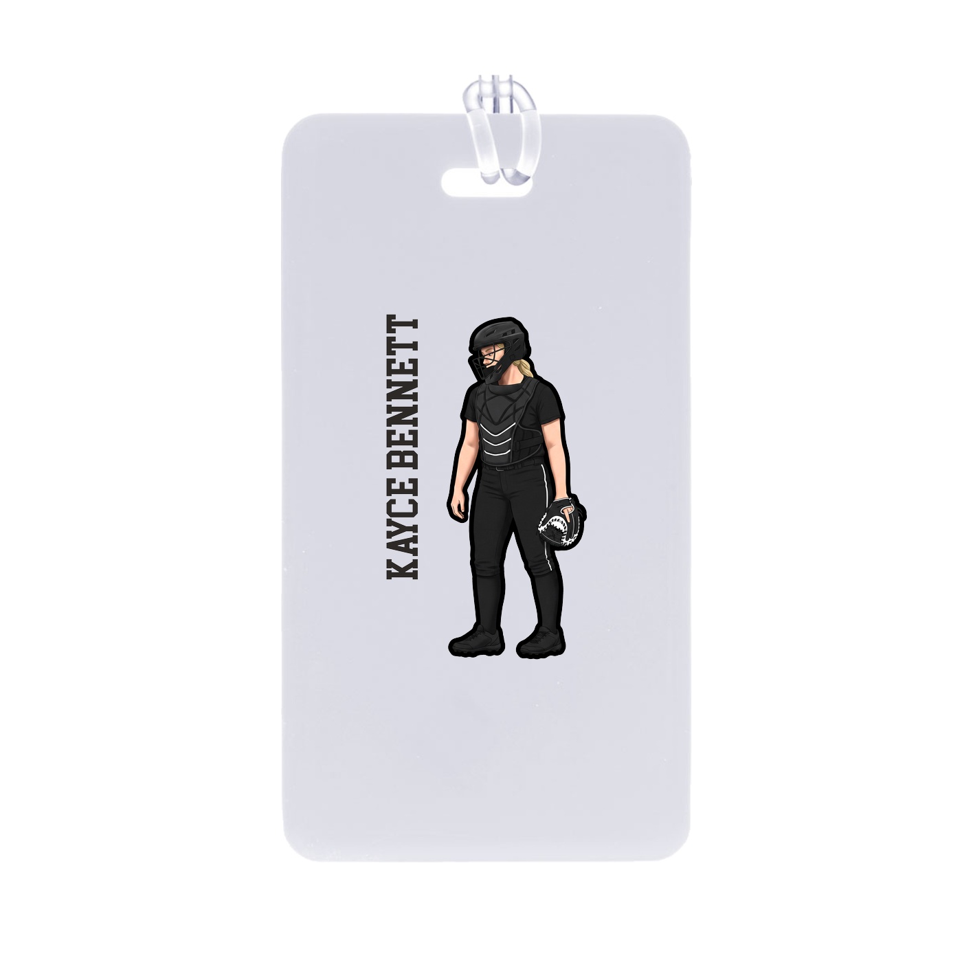 Bag Tag — Name Vertical in Classic