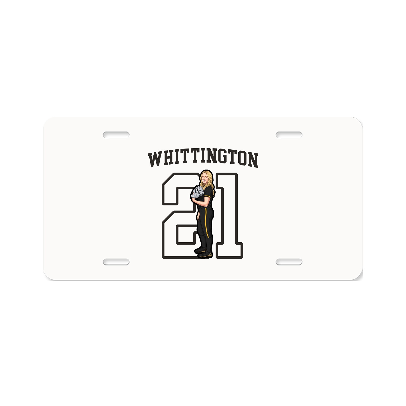 License Plate — Shirsey in Classic