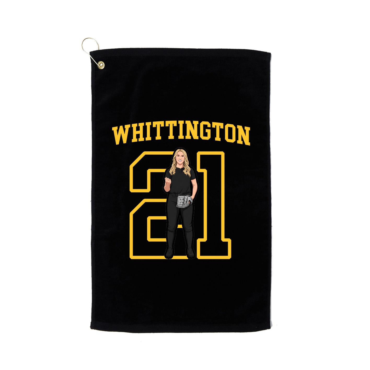 Golf Towel — Shirsey in Black