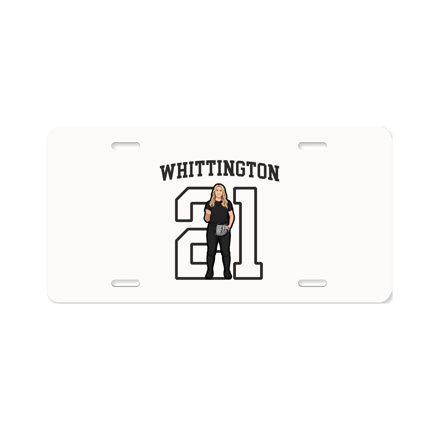 License Plate — Shirsey in Classic