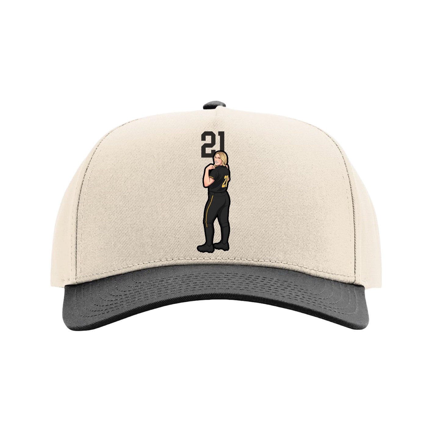 Full Fabric Five-Panel Champ Cap