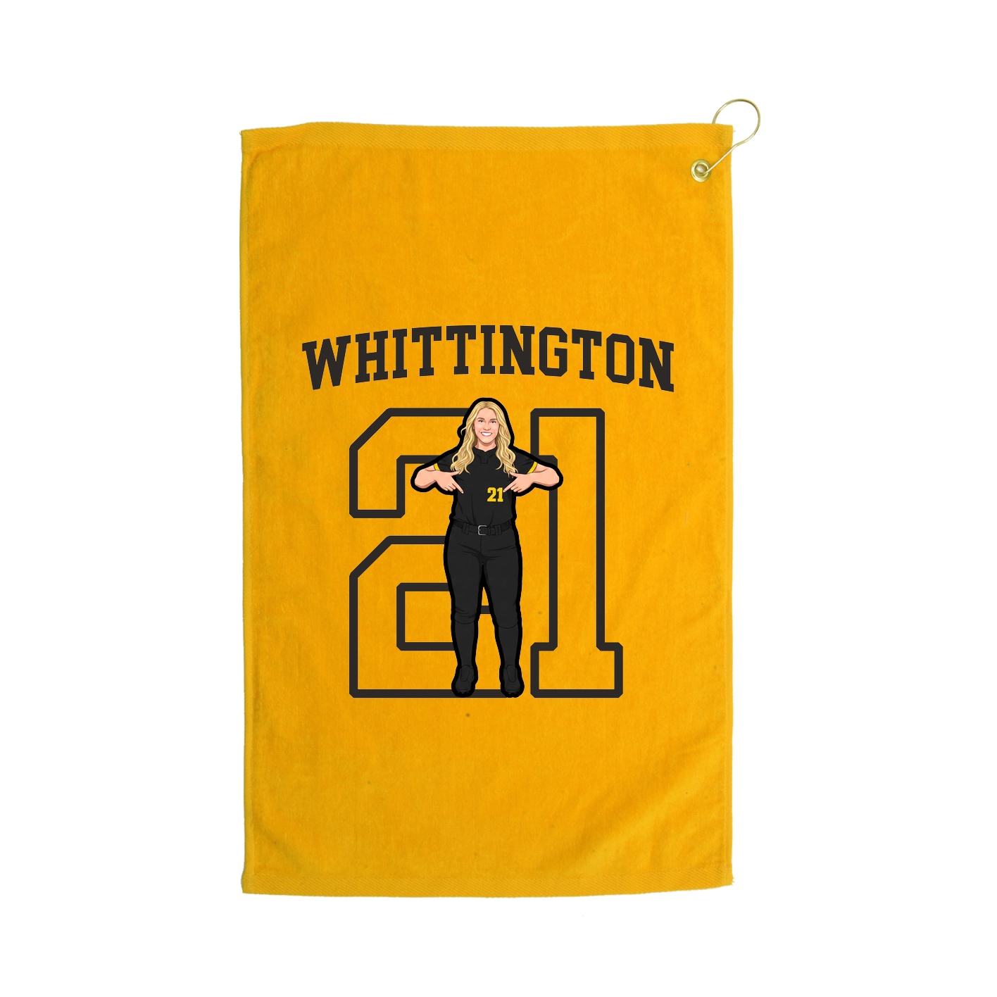 Golf Towel — Shirsey in Gold