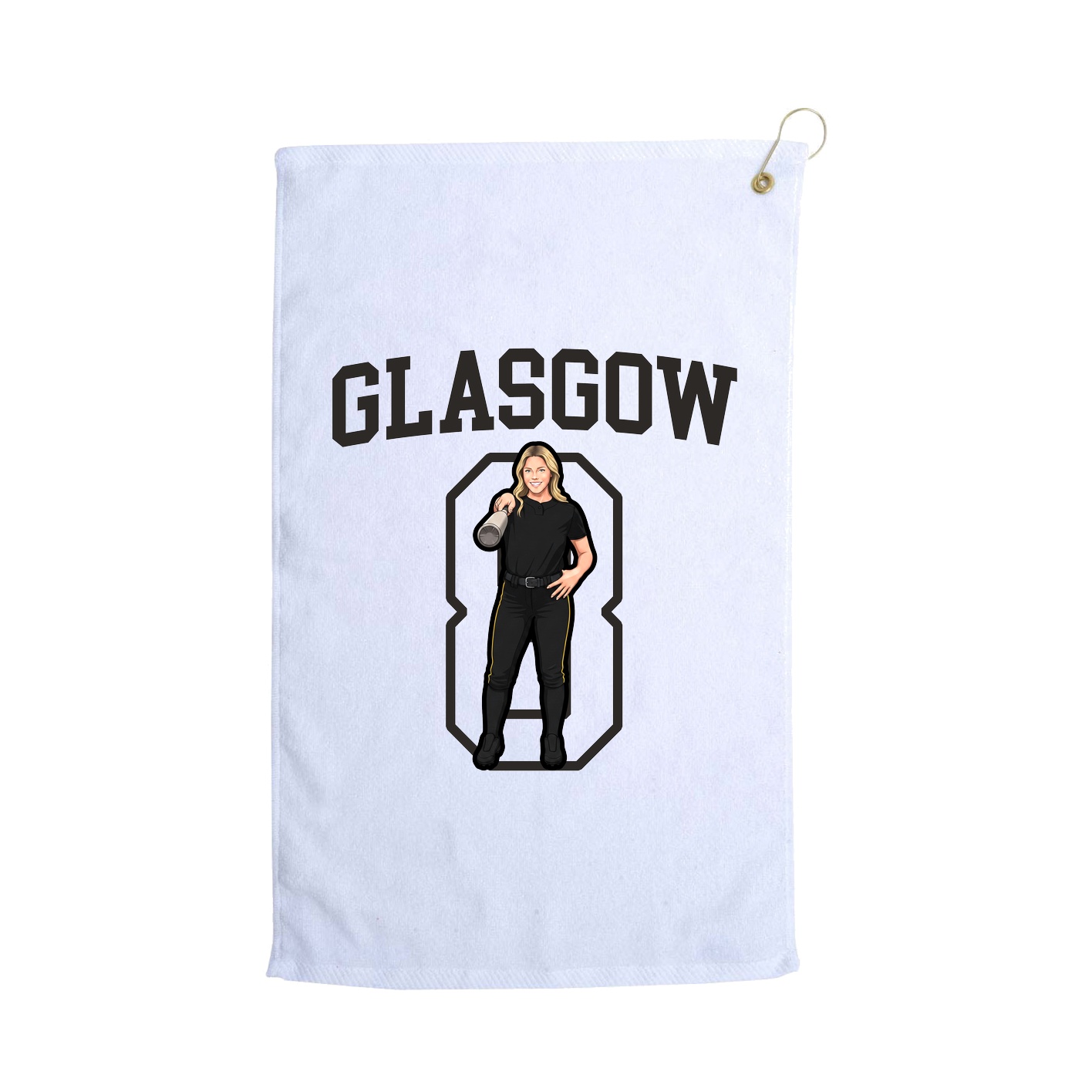Golf Towel — Shirsey in White