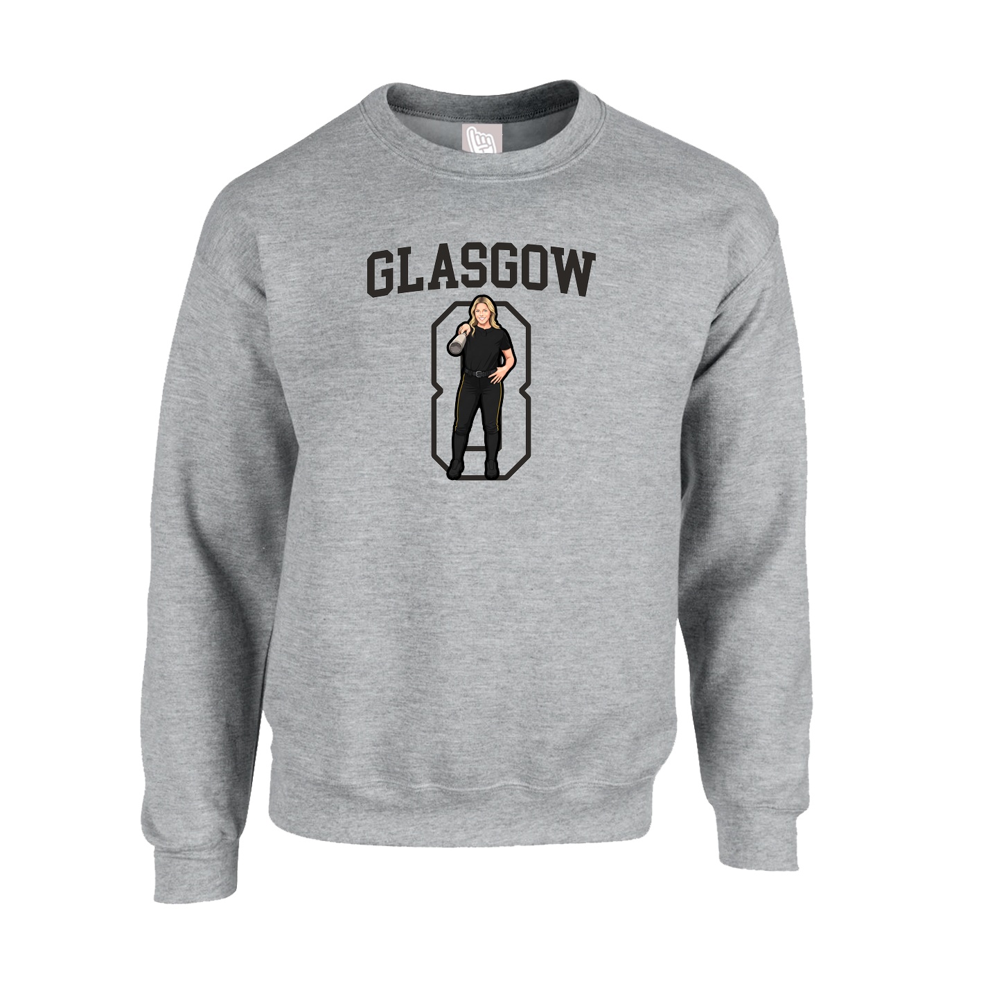 Fleece Crew — Shirsey in Grey