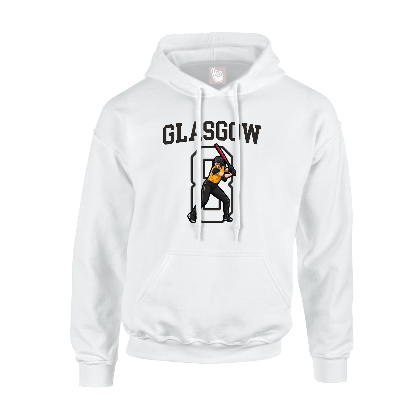 Hoodie — Shirsey in White