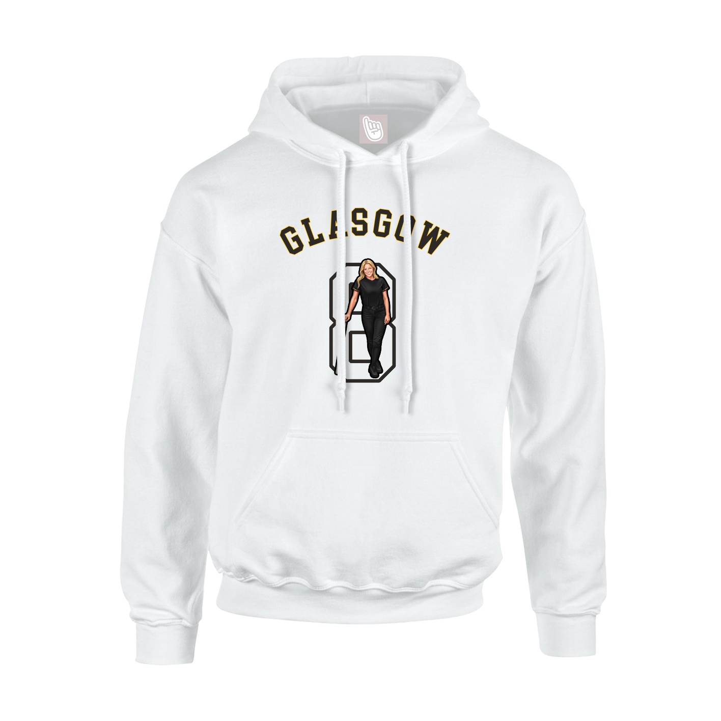 Hoodie — Shirsey Arch in White