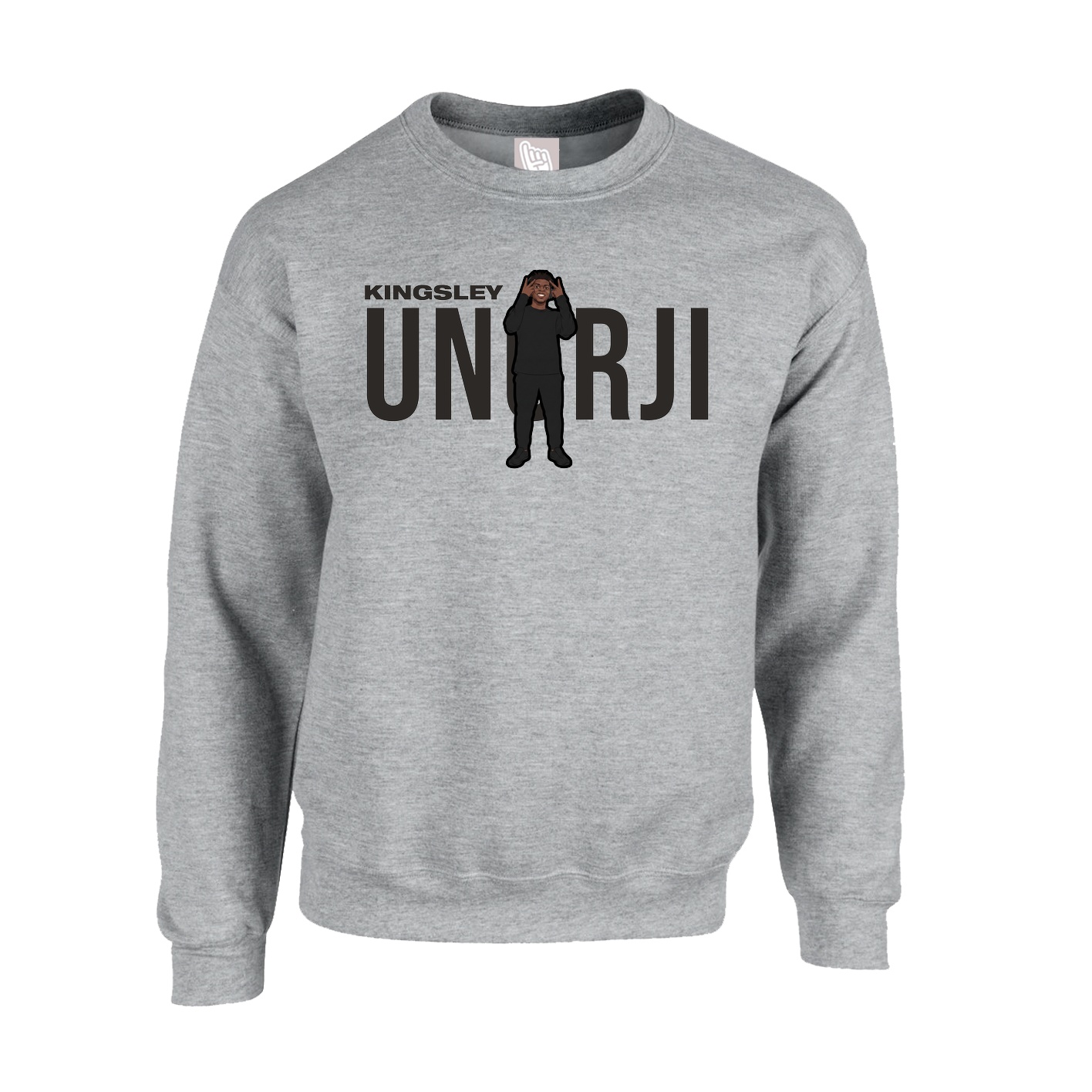 Fleece Crew — Player Name in Grey