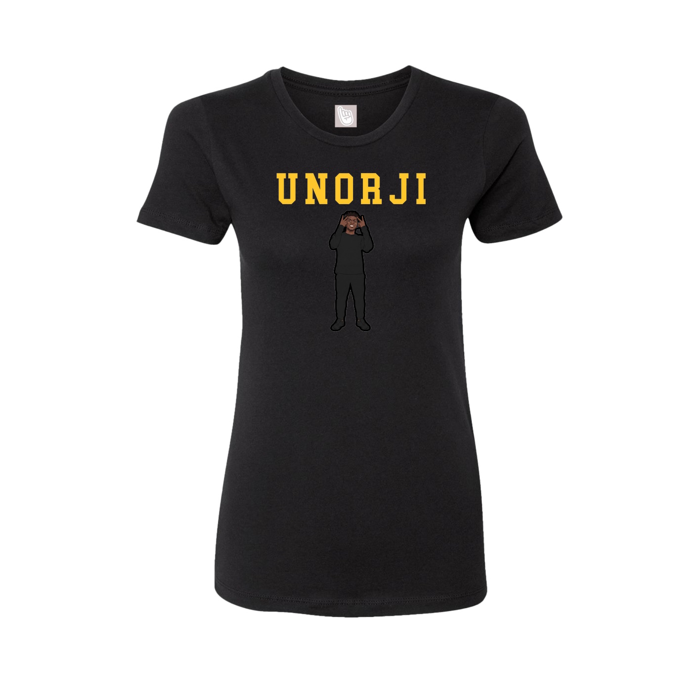 Fitted Women's Tee — Shirsey in Black