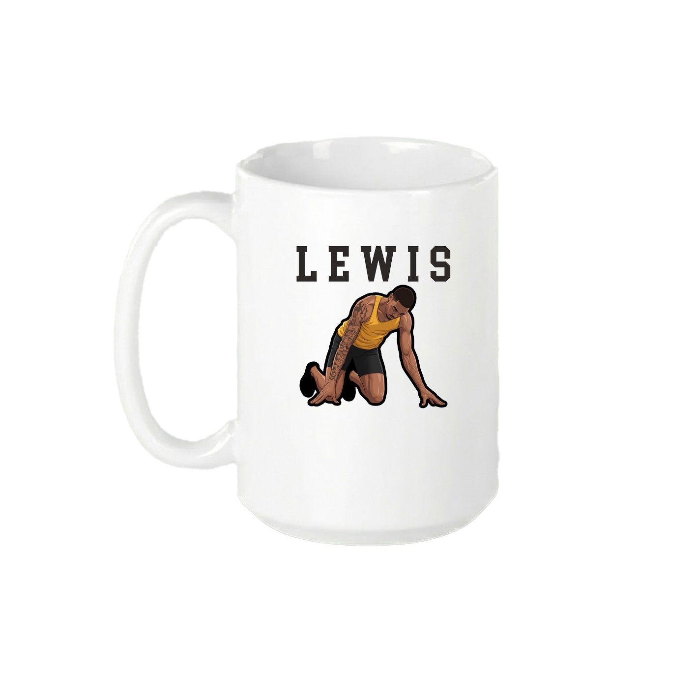 15oz Coffee Mug — Shirsey in White